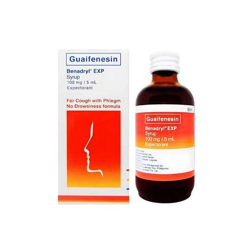 Buy Guaifenesin Benadryl Exp Syrup Guaifenesin Benadryl Exp Syrup