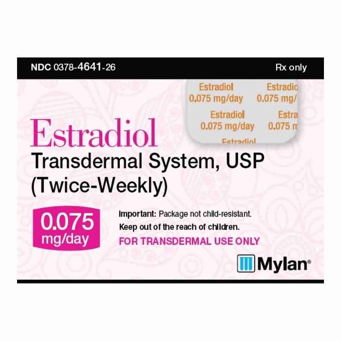 Estradiol Patch for Menopause Relief | Hormone Replacement Therapy (HRT)