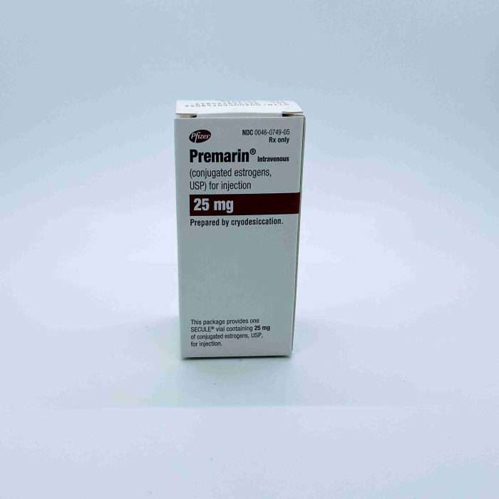 Premarin Intravenous Injection 25mg | Estrogen Therapy for Acute Uterine Bleeding | Pfizer