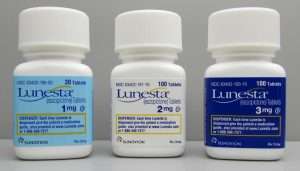 Lunesta 3mg/2mg/1mg (Eszopiclone) tablets