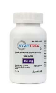 Kyzatrex Testosterone Undecanoate150mg and 200mg Capsules