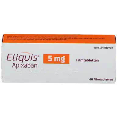 Buy Eliquis 5mg (Apixaban) – Blood Thinner for Stroke Prevention and Clot Treatment Eliquis 5mg (Apixaban) – Blood Thinner for Stroke Prevention and Clot Treatment