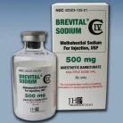 500mg Brevital Sodium (Methohexital)
