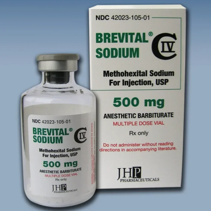 500mg Brevital Sodium (Methohexital)