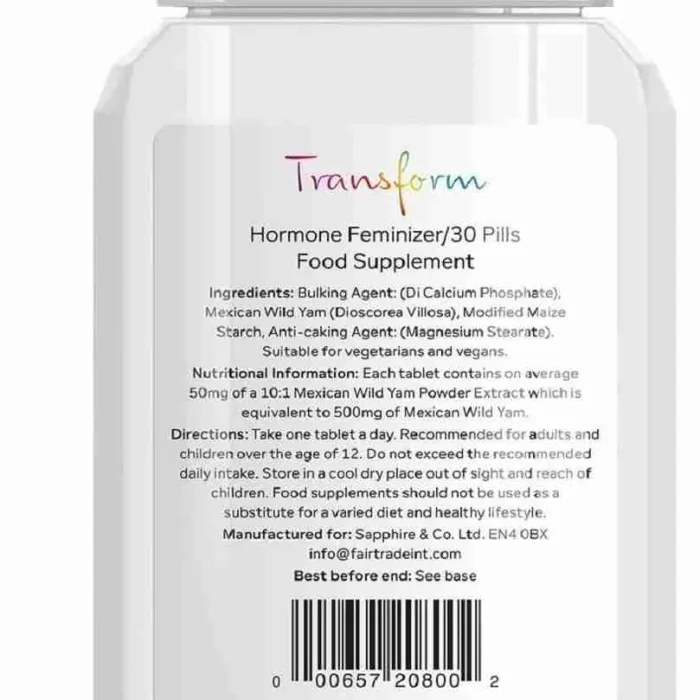 TRANSFORM Hormone FEMINIZER Pills – LADYBOY PUERARIA Sex Change Female Curvy