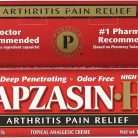 Menthol & Capsaicin Pain Relief Cream