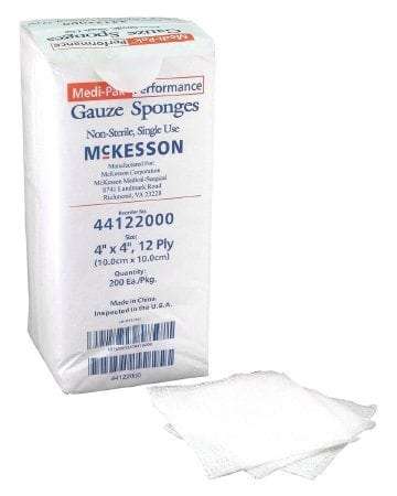 Buy Gauze Sponge, 12-ply Non Sterile Cotton, 3″ X 3″, Medi-pak™, 200/package! Gauze Sponge, 12-ply Non Sterile Cotton, 3″ X 3″, Medi-pak™, 200/package!