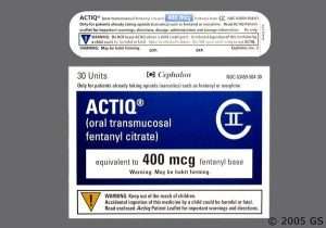 Fentanyl lollipops Actiq, Price Each Per Pop!