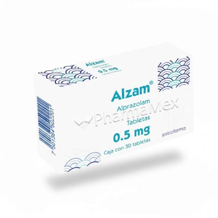 Alzam Alprazolam 0.50 Mg