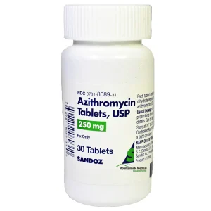 Azithromycin 30 Tablets – 250mg, 500mg