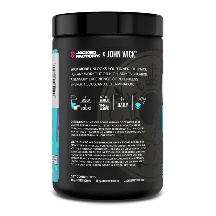 Jacked Factory X John Wick – Wick Mode Pre-Workout