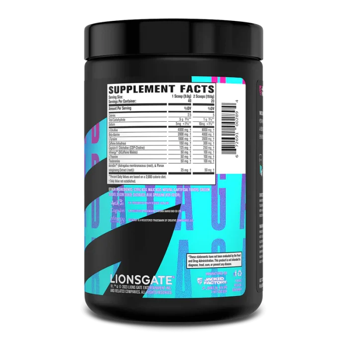 Jacked Factory X John Wick – Wick Mode Pre-Workout