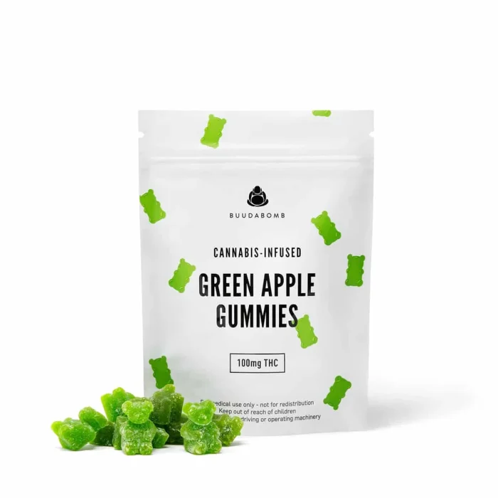 Buy BuudaBomb Green Apple Gummies BuudaBomb Green Apple Gummies