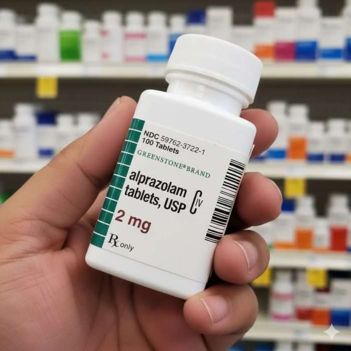 Greenstone Xanax Alprazolam 2mg | PRICE IS EACH PER BOTTLE!