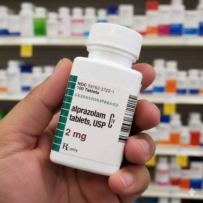 Greenstone Xanax Alprazolam 2mg | PRICE IS EACH PER BOTTLE!