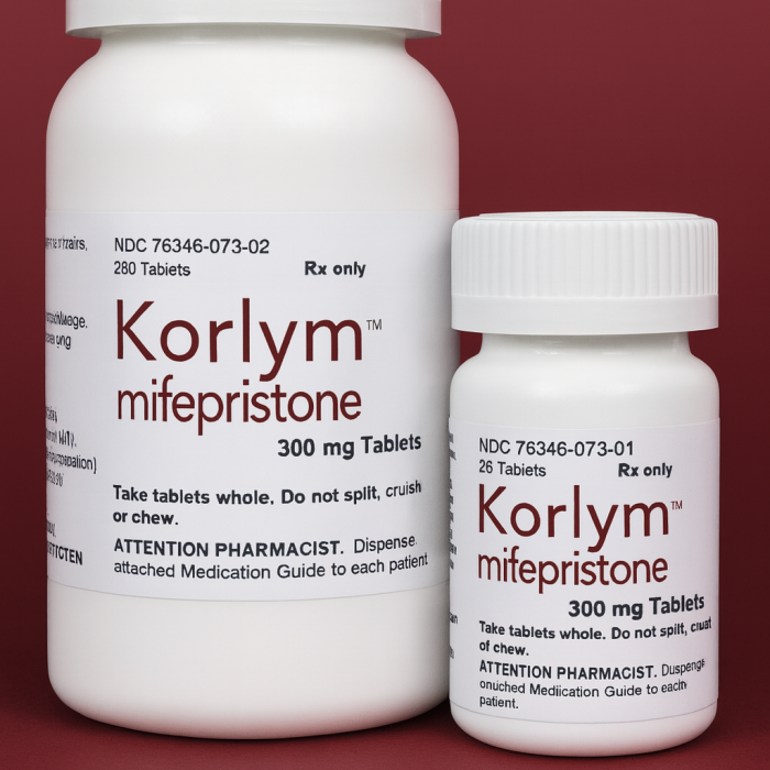 Korlym (mifepristone) 300mg 30 tablets – FDA-Approved for Cushing’s syndrome
