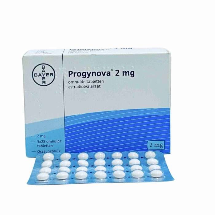 Buy Progynova 2mg – 28 Tablets for Menopause Relief and Hormone Replacement Therapy (HRT) Progynova 2mg – 28 Tablets for Menopause Relief and Hormone Replacement Therapy (HRT)