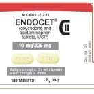 Endocet 10mg-325mg Tablet, Price Each Per Pill!