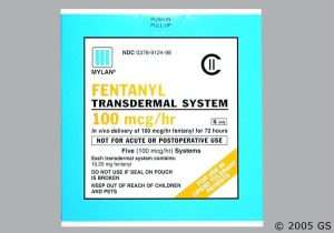 Fentanyl 100mcg/hr Transdermal Patch, PRICE EACH PER PATCH!