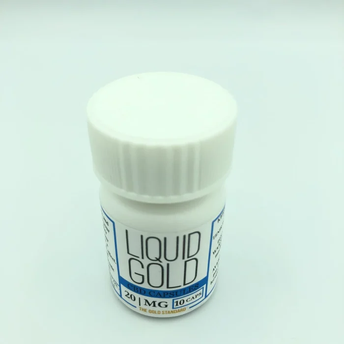 Buy Liquid Gold – CBD Capsules 20mg Liquid Gold – CBD Capsules 20mg