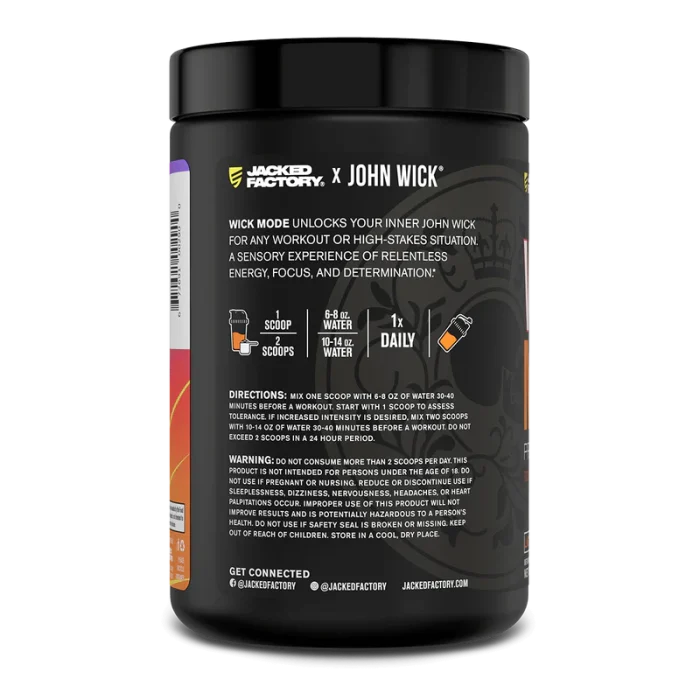 Jacked Factory X John Wick – Wick Mode Pre-Workout