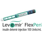 Levemir FlexPen (Insulin detemir) Injection 100 units/mL Syringes 3 ml, 5 Pack