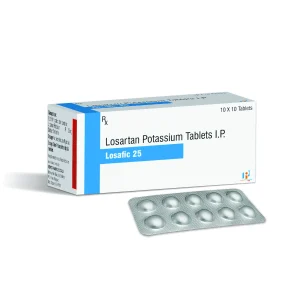 Losartan Tablets for Hypertension, 100 Tablets – 25mg, 50mg, 100mg