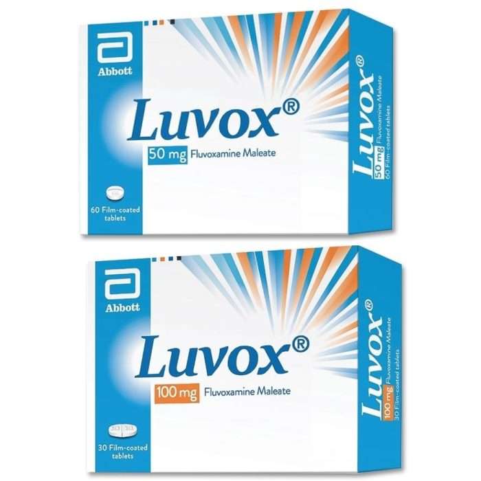 Buy Luvox 100 mg (Fluvoxamine) Luvox 100 mg (Fluvoxamine)