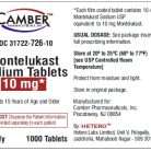 Montelukast 30 Tablets, 90 Tablets – 10mg