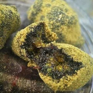 Northern lights Moon rocks