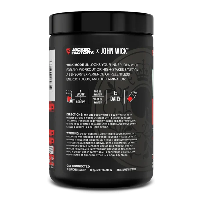 Jacked Factory X John Wick – Wick Mode Pre-Workout