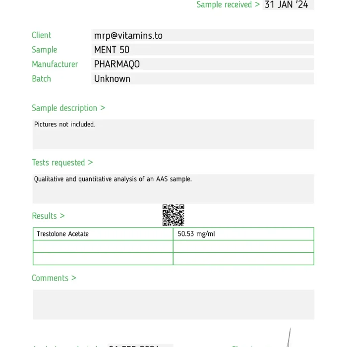 Ment 50 – Pharmaqo Labs