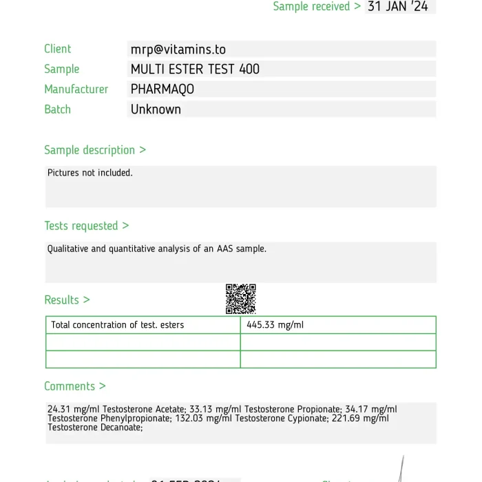 Supersus 400 – Pharmaqo Labs