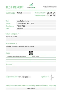 Trenbolone Hexy 100 – Pharmaqo Labs | Long-Acting