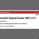 Estradiol Vaginal Cream 0.01% Tube with Calibrated Applicator 42.5 gm (RX)