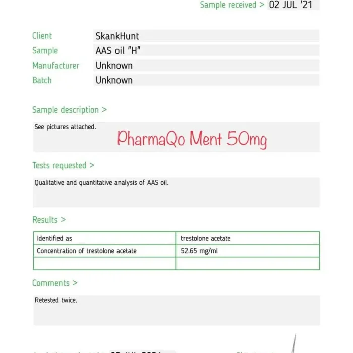 Ment 50 – Pharmaqo Labs