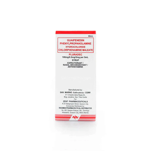 Buy Pluradec (Chlorpheniramine Maleate) Syrup Pluradec (Chlorpheniramine Maleate) Syrup