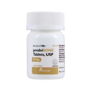 Prednisone 100 Tablets – 5mg, 20mg