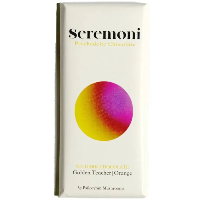 Buy Seremoni Psilocybin Chocolate Bar Edibles (Orange & Golden Teacher Mushrooms) Seremoni Psilocybin Chocolate Bar Edibles (Orange & Golden Teacher Mushrooms)
