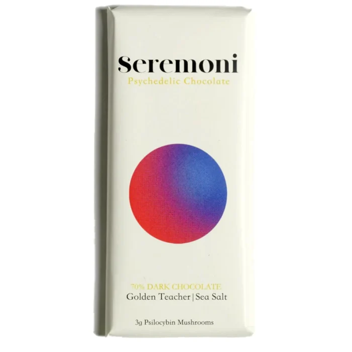 Buy Seremoni Psilocybin Chocolate Bar Edibles (Sea Salt & Golden Teacher Mushrooms) Seremoni Psilocybin Chocolate Bar Edibles (Sea Salt & Golden Teacher Mushrooms)