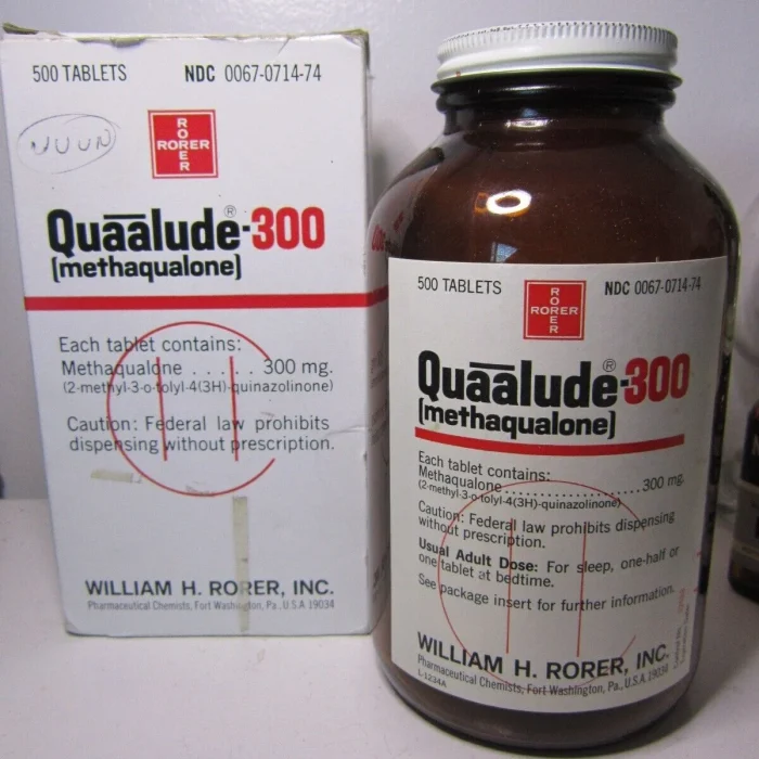 Quaaludes jar-300 (methaqualone)