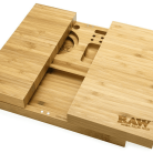 RAW Triple Flip Magnetic Bamboo Rolling Tray