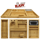 RAW Triple Flip Magnetic Bamboo Rolling Tray