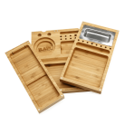 RAW Triple Flip Magnetic Bamboo Rolling Tray