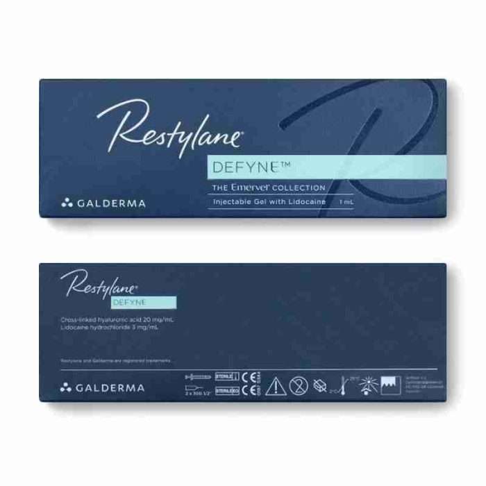 Restylane Defyne 1ml with Lidocaine – Smooth Wrinkles