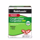 Robitussin DM (dextromethorphan + guaifenesin)