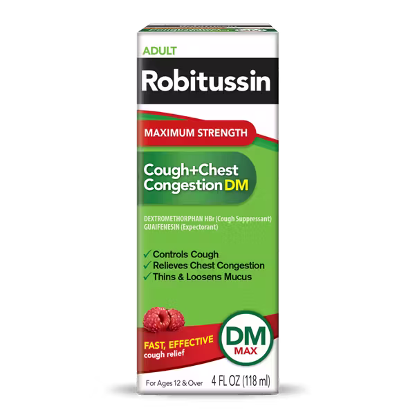 Buy Robitussin DM (dextromethorphan + guaifenesin) Robitussin DM (dextromethorphan + guaifenesin)