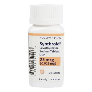 Buy Synthroid Levothyroxine Sodium 25 mcg Tablets 90 Count Synthroid Levothyroxine Sodium 25 mcg Tablets 90 Count