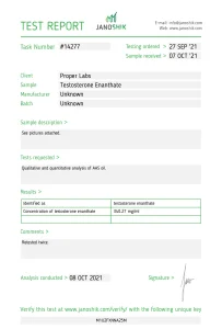 Testosterone Enanthate 300 – Proper Labs