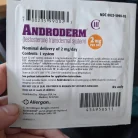 Testosterone patches (Androderm)